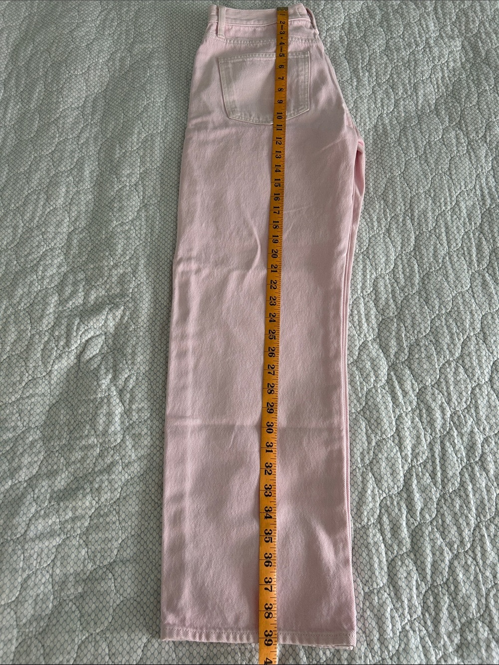 Pistola Women’s High-Rise Wide Leg Jeans in Light Pink - Picture 4 of 5